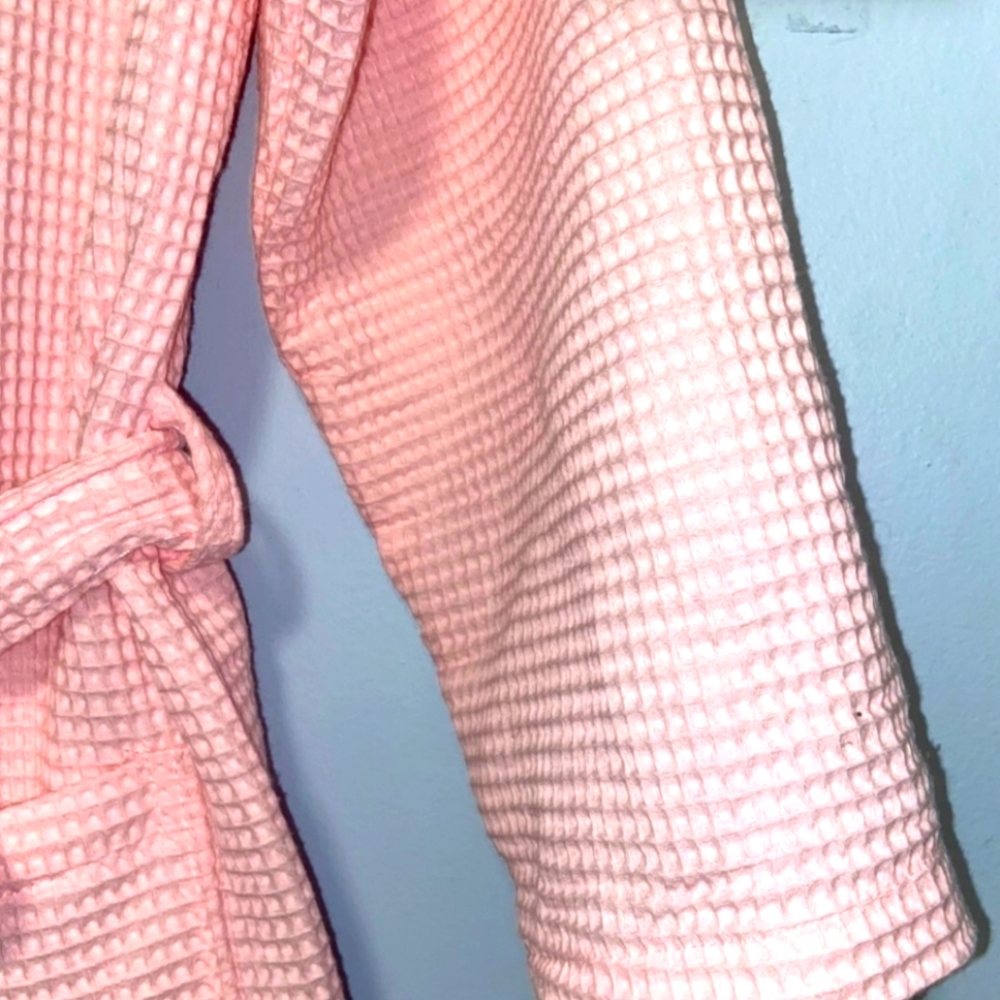 100% Turkish Cotton Waffle Weave Bathrobe